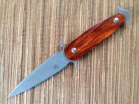 PSD (Personal Self-Defence Dagger) or Boot Knife Cocobolo Dymondwood Scales Sandvik 12C27 Blade